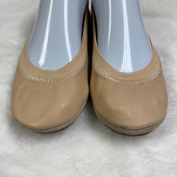 Yosi Samra Samara Foldable Ballet Flat in Ballet Pink Leather, size 7 - Picture 3 of 9